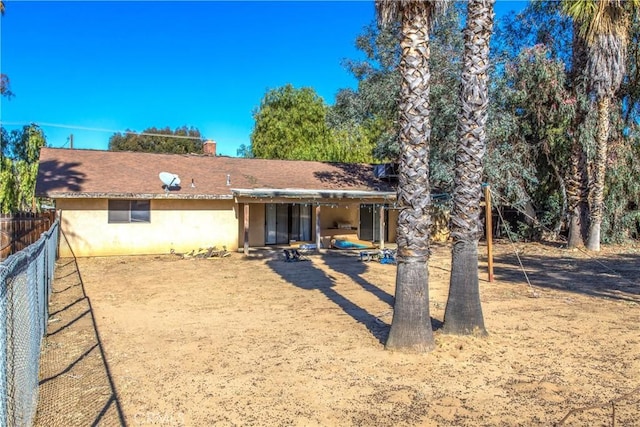 view of rear view of property