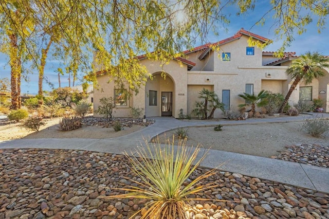 view of mediterranean / spanish house