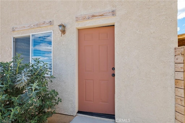 1388 Fortuna Ave, Landers, CA 92285 - view of exterior entry with stucco siding