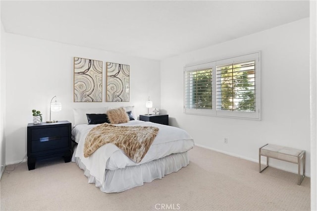 bedroom featuring carpet flooring