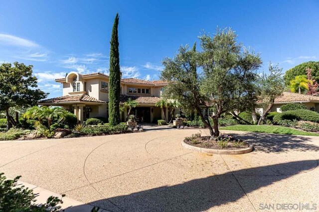 view of mediterranean / spanish house