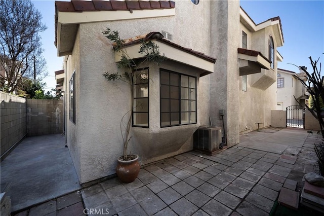 exterior space with a patio area