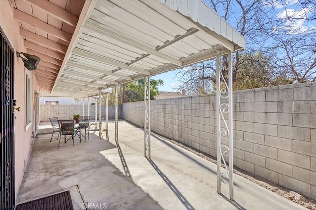 view of patio / terrace