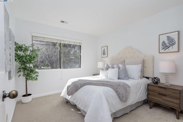 bedroom with carpet floors