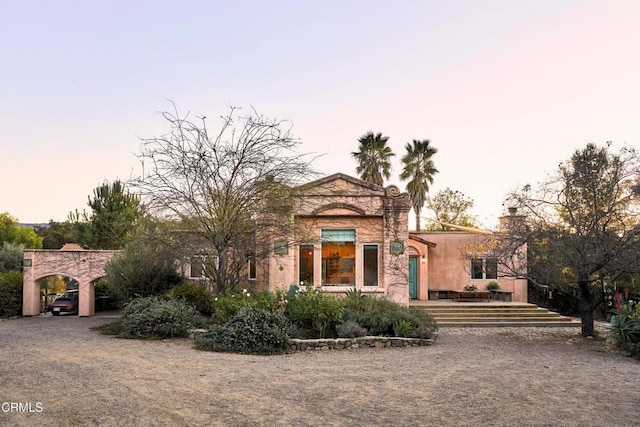 view of front of home