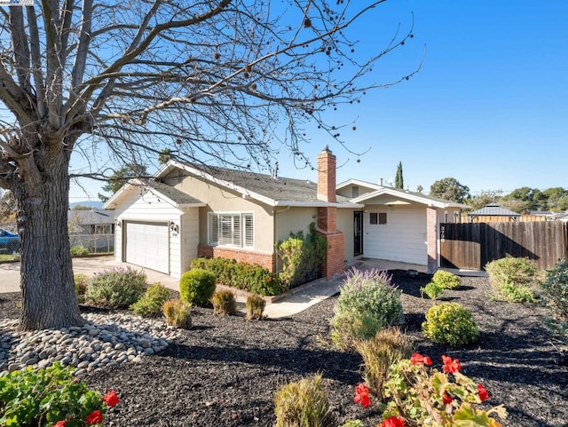 ranch-style house with a garage