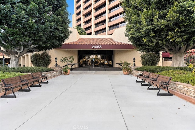 24055 Paseo Del Lago Unit 103, Laguna Woods, CA 92637 - entrance to property featuring stucco siding