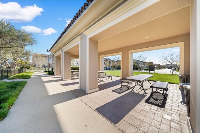 view of patio