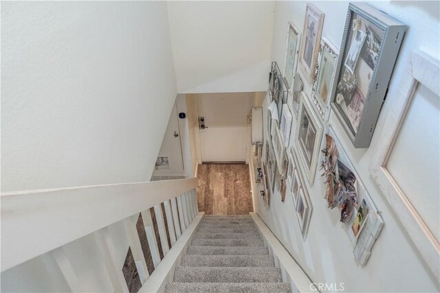 4900 E Chapman Ave Unit 24, Orange, CA 92869 - staircase featuring a high ceiling