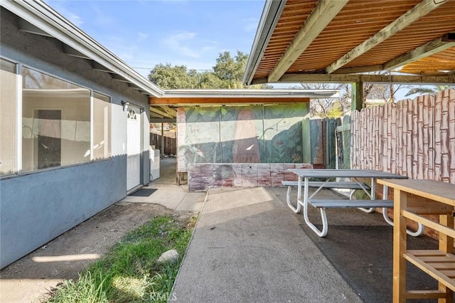 view of patio / terrace