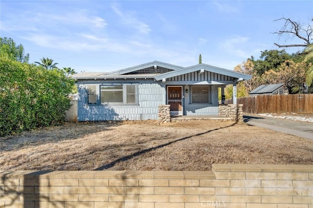 view of front of home