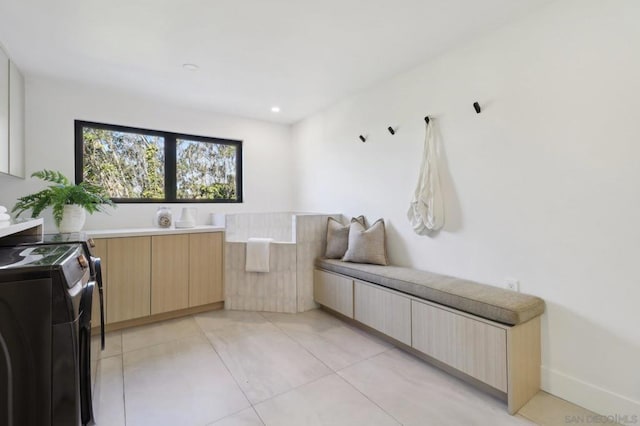 bathroom featuring tile patterned floors