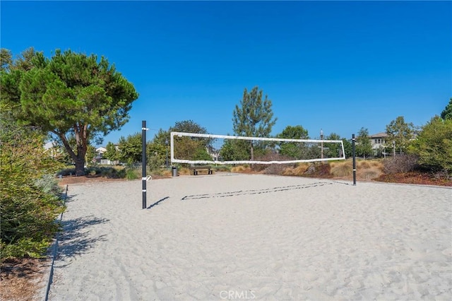 view of community with volleyball court