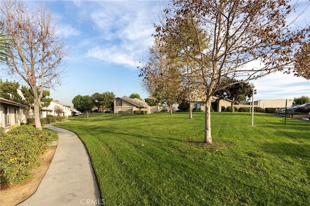 surrounding community featuring a yard