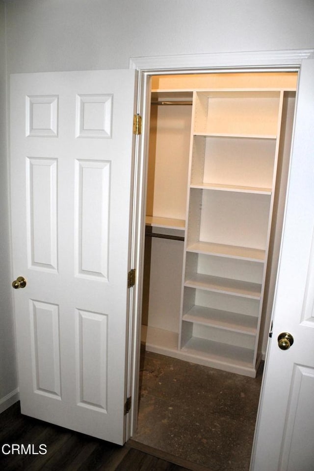 view of closet