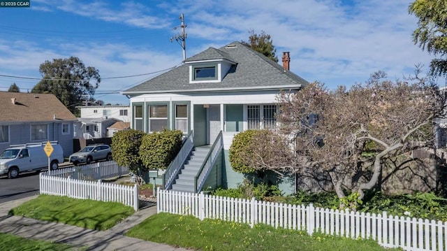 view of bungalow