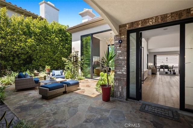 view of patio / terrace with outdoor lounge area