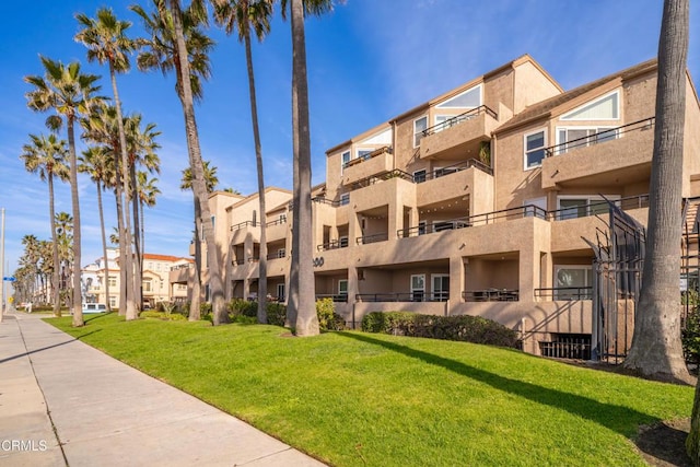 view of property with a residential view