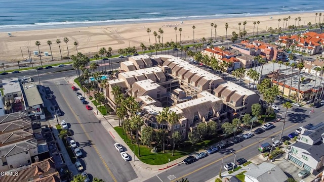 1200 Pacific Coast Hwy Unit 108, Huntington Beach, CA 92648 - birds eye view of property featuring a beach view and a water view