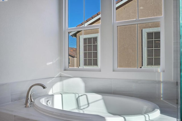 bathroom featuring a wealth of natural light