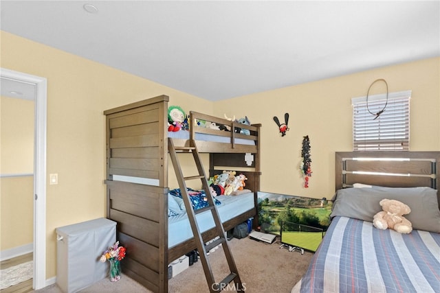 bedroom featuring carpet floors