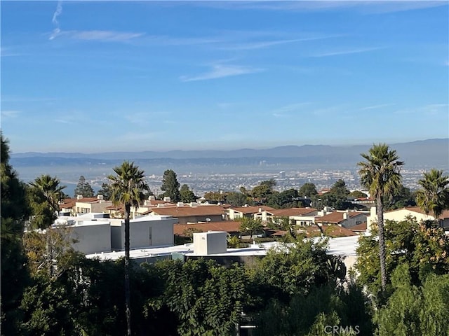 view of water feature featuring a mountain view