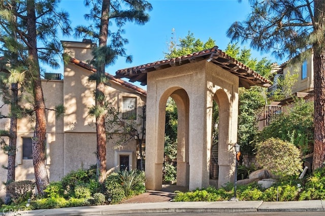 view of front of home