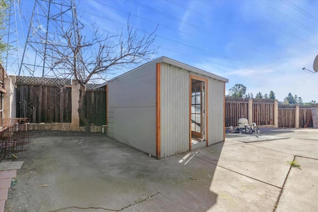 view of outbuilding