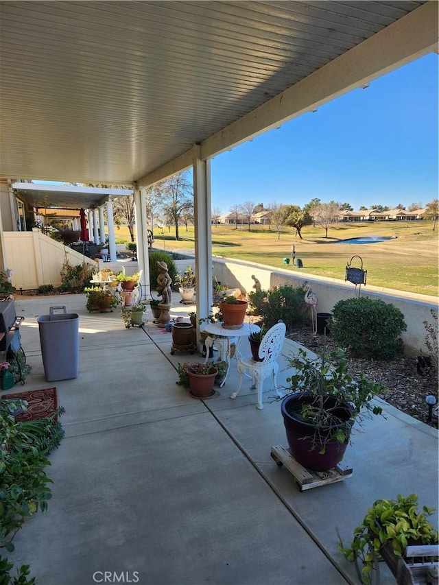 view of patio