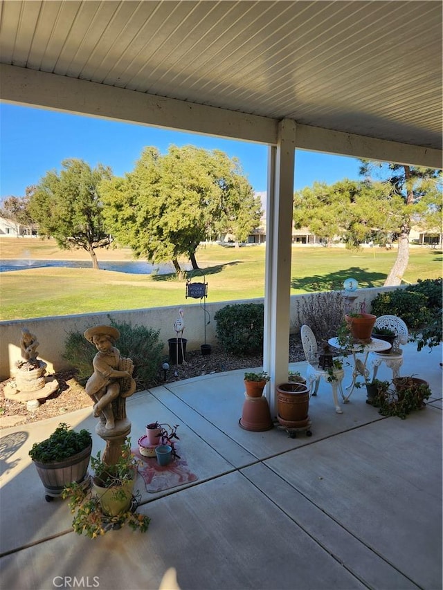 view of patio