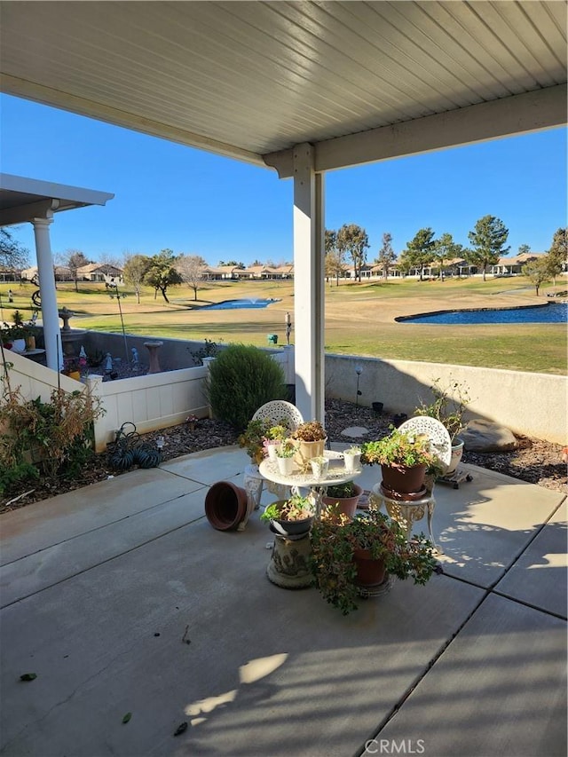 view of patio