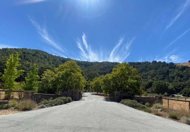 view of road featuring a rural view