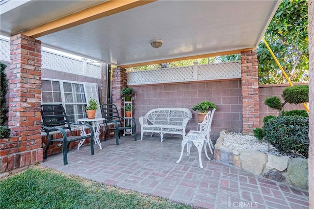 view of patio / terrace