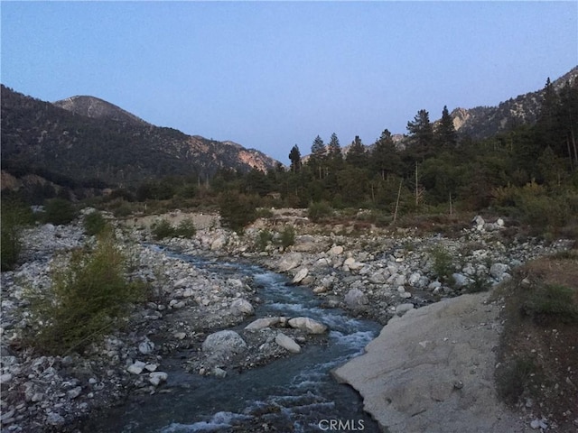 view of mountain feature