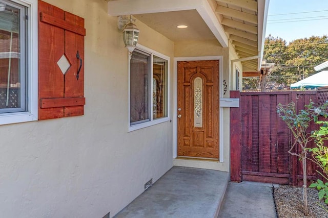 view of property entrance