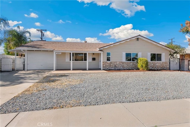 view of ranch-style house