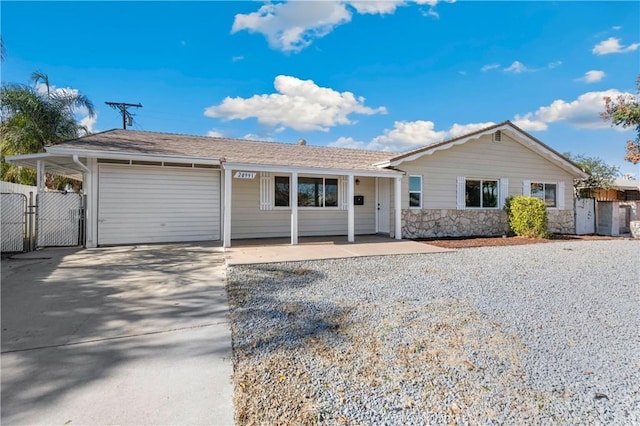 view of ranch-style house