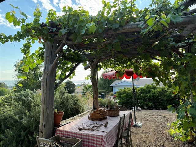 view of patio