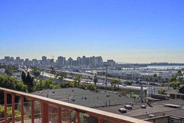 view of city featuring a water view