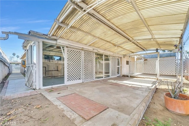 view of patio