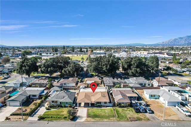 1307 N O Malley Ave, Covina, CA 91722 - aerial view of residential area featuring a mountain backdrop
