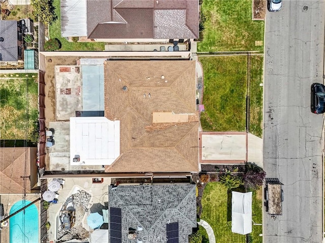 1307 N O Malley Ave, Covina, CA 91722 - drone / aerial view of a pool