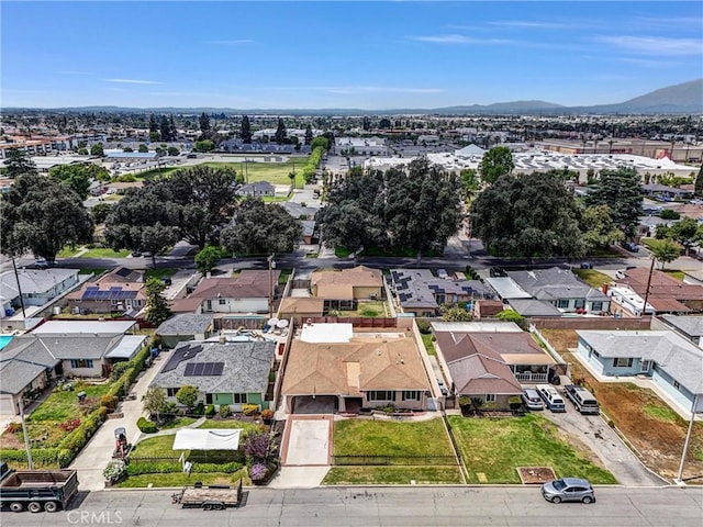 1307 N O Malley Ave, Covina, CA 91722 - aerial perspective of suburban area with a mountain backdrop