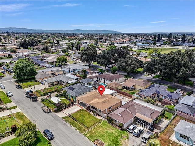 1307 N O Malley Ave, Covina, CA 91722 - aerial view of residential area featuring mountains