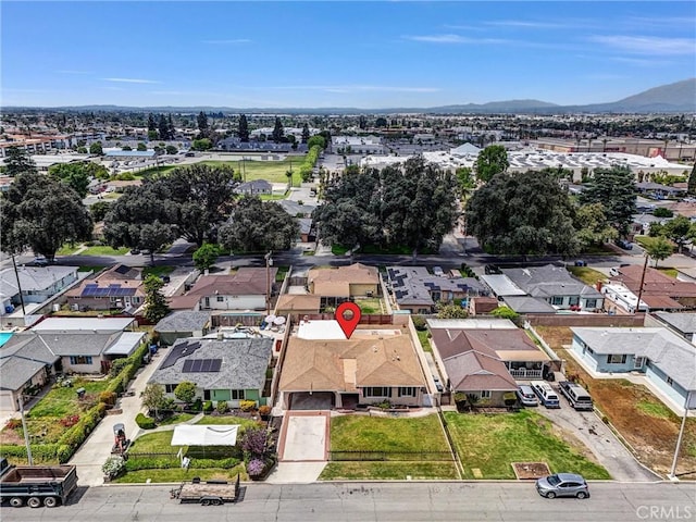 1307 N O Malley Ave, Covina, CA 91722 - aerial view of residential area featuring mountains