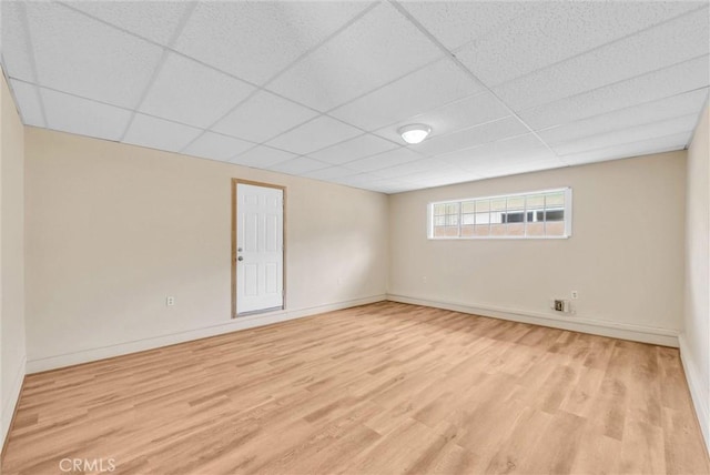 1307 N O Malley Ave, Covina, CA 91722 - unfurnished room featuring light wood finished floors and a drop ceiling