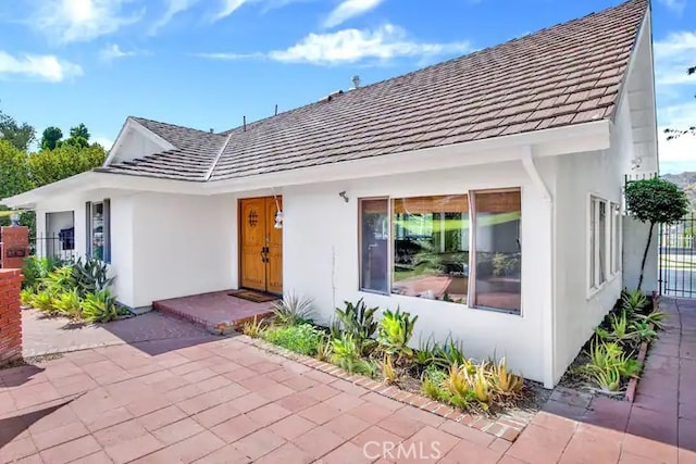 view of rear view of property