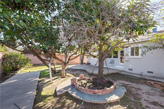 exterior space with a patio