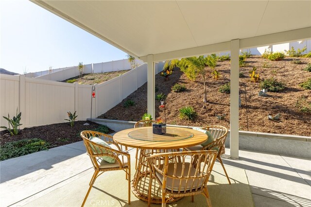 view of patio