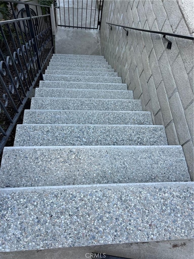 view of stairs